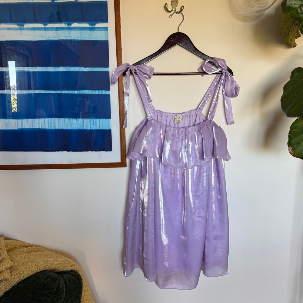 Lavender Juniors Dress with Bow Straps - worn once to Eras Tour 💕